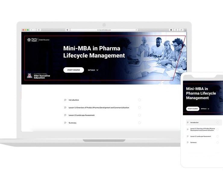 Grine Bekendtgørelse Reorganisere Online Mini-MBA in Pharma Lifecycle Management | Dignity Health Global  Education